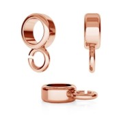 Anneau attache breloque 9.5 mm en Argent 925 doré rose x1|raw }}