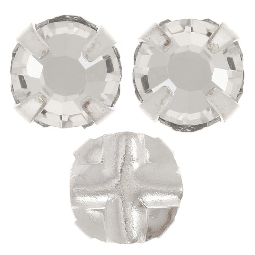 Strass à coudre 5 mm Crystal  x10