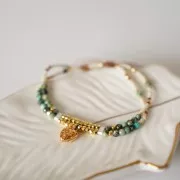 Perles facettées en verre tchèque Micro Spacers 2x3mm 24 K Gold Plated x25