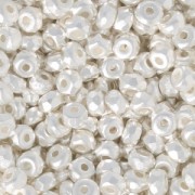 Perles facettées en verre tchèque Micro Spacers 2x3mm argenté x50|raw }}
