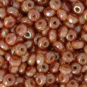 Perles facettées en verre tchèque Micro Spacers 2x3 mm Full Apricot x50|raw }}