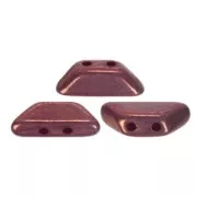 Perles en verre Tinos® par Puca® 4x10 mm Opaque Lumi Amethyst x10g