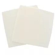 Tapis de perlage carré 20x20 cm beige x2