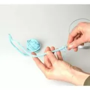 Fil tricotin pour la customisation 5 mm - Blanc x5m