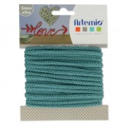 Fil tricotin pour la customisation 5 mm - Green Turquoise x5m