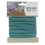 Fil tricotin pour la customisation 5 mm - Green Turquoise x5m