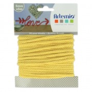 Fil tricotin pour la customisation 5 mm - Jaune x 5m