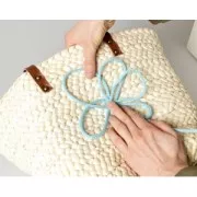 Fil tricotin pour la customisation 5 mm - Jaune x 5m