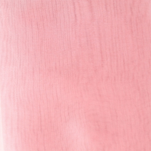 Tissu Organza pour broderie perlée de Lunéville et confection de vêtements Rose x10cm