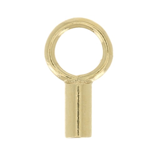Embouts pour cordon 1 mm - Gold Filled (or laminé) x4