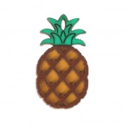 Pendentif Ananas en bois 40x22 mm - pour création d'accessoires & bijoux DIY|raw }}