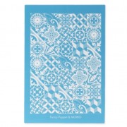 Silk Screen Moiko pour Pâte polymère 74x105 mm - Carreaux de ciment 1,5 cm design Fancy Puppet|raw }}