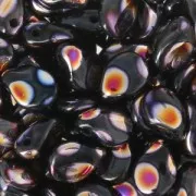 Pip 5x7 mm Jet Peacock x50