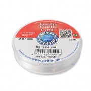 Fil élastique 0.7 mm Stretch Magic Elastic Cord - Transparent x25m|raw }}