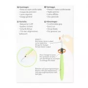 5 lames de rechange pour cutter de précision x1