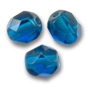Facettes 3 mm Capri Blue  x50|raw }}