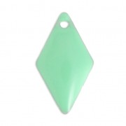 Sequins losanges 16x9 mm en métal et résine époxy - Mint x8|raw }}
