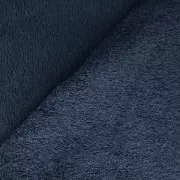 Tissu éponge Oeko-Tex pour bavoir, lingette, serviette, peignoir - Marine x10cm