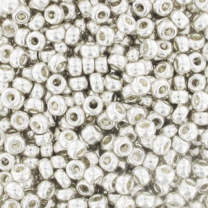 Rocaille Miyuki 11/0 1051 - Galvanized Silver paquet de 100g