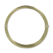 Fil Laiton pour bijoux fil rond 0,4 mm traité anti-ternissement x 20m