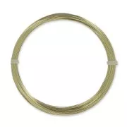 Fil Laiton pour bijoux fil rond 0,4 mm traité anti-ternissement  x 20m