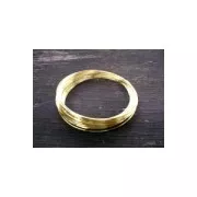 Fil Laiton pour bijoux fil rond 0,4 mm traité anti-ternissement  x 20m