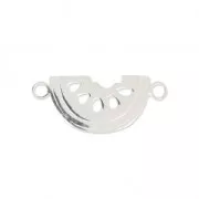 Intercalaire 2 anneaux Pastèque 18 x 8 mm en Argent 925 x1