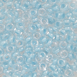 Rocaille Toho Demi Round 8/0 TO8RDR1079 - Crystal Baby Blue Lined x5g