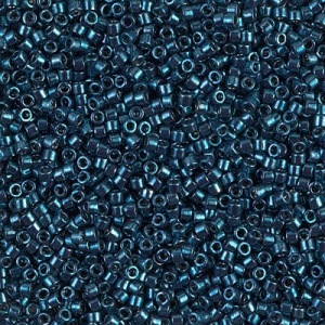 Miyuki Delica 11/0 DB0459 - Galvanized Midnight Aqua x8g