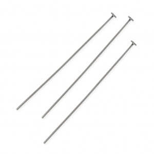 Clous tête plate 70x0.8 mm souple argenté vieilli x10