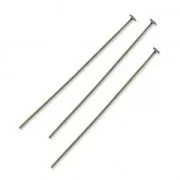 Clous tête plate 50x0.8 mm souple bronze x10