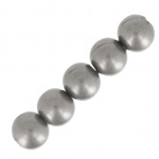 Perles rondes 2 mm - Fabrication Européenne - Argenté vieilli x20