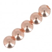 Perles rondes 6.5 mm - Fabrication Européenne - Doré rose x10|raw }}