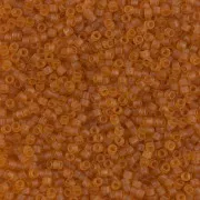 Miyuki Delica 11/0 DB1261 -  Mat Transparent Marigold x8g