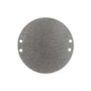 Intercalaire rond 4 trous 20 mm Argenté vieilli x1