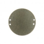 Intercalaire rond 4 trous 20 mm Bronze x1|raw }}