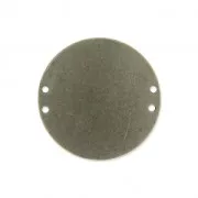 Intercalaire rond 4 trous 20 mm Bronze x1