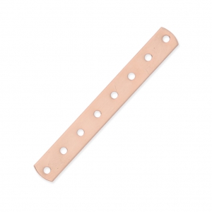 Intercalaire 8 rangs 36 x 4.5 mm doré rose x1