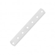 Intercalaire 7 rangs 31 x 4.4 mm Placage argent fin x1