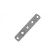 Intercalaire 5 rangs 22 x 4.4 mm argenté vieilli x1