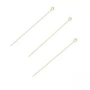 Clous tête ronde 38x0.64 mm Gold filled (or laminé)  x10