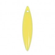 Navettes en métal et résine époxy 25x5.5 mm Jaune x 10|raw }}