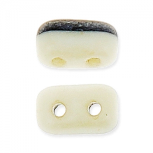 Rullas Duet 3x5 mm Bicolore Black/Opaque Beige Luster x10g