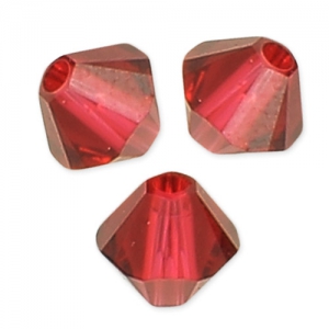 Toupies en cristal PureCrystal 5328 3 mm Scarlet x50