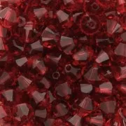 Toupies en cristal PureCrystal 5328 3 mm Scarlet x50