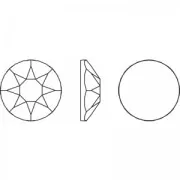 Strass Hotfix PureCrystal 5 mm Scarlet x36