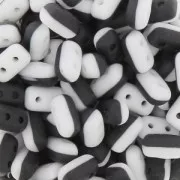 Rullas Duet 3x5 mm Bicolore Black/White Mat x10g