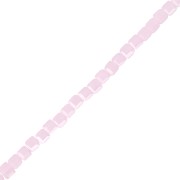 Cubes en verre 2.5 mm Light Rose Opal x47 cm