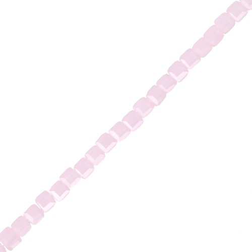 Cubes en verre 2.5 mm Light Rose Opal x47 cm