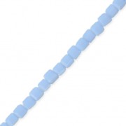 Cubes en verre 2.5 mm Bleu Opaque x40 cm|raw }}